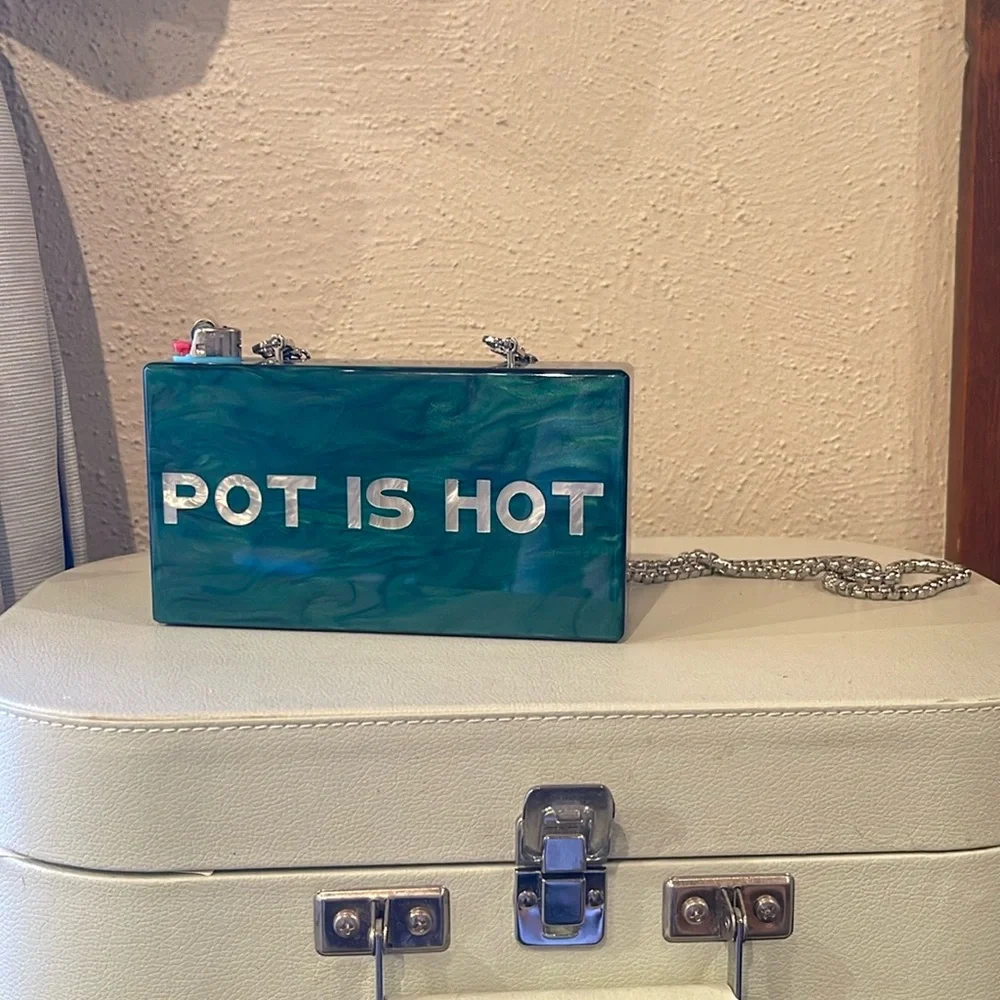 Edie Parker POT IS HOT Clutch - Picture 2 of 8